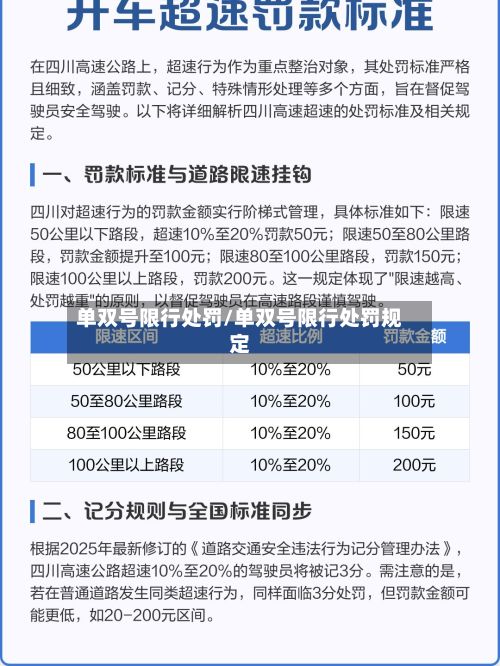 单双号限行处罚/单双号限行处罚规定