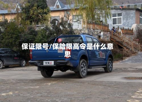 保证限号/保险限高令是什么意思