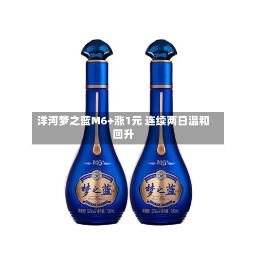 洋河梦之蓝M6+涨1元 连续两日温和回升-第3张图片