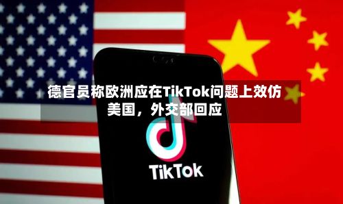 德官员称欧洲应在TikTok问题上效仿美国，外交部回应-第3张图片