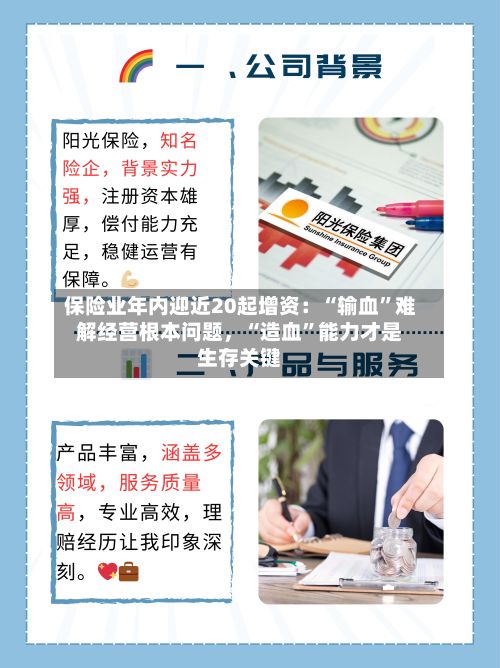 保险业年内迎近20起增资：“输血”难解经营根本问题，“造血	”能力才是生存关键-第2张图片