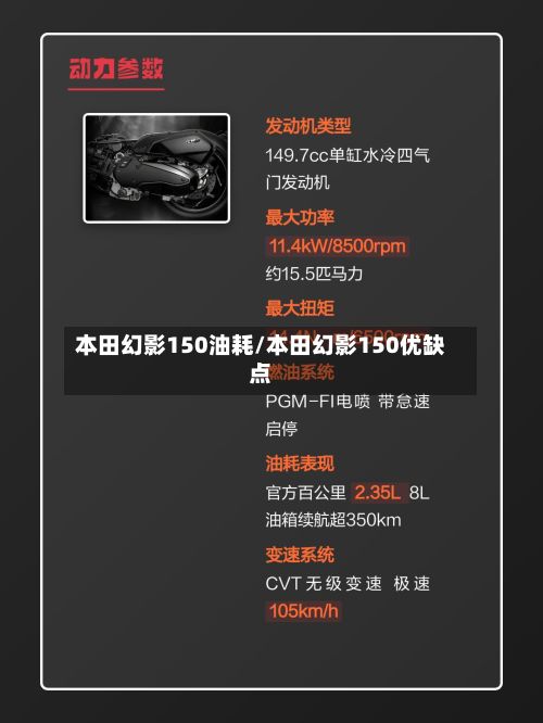 本田幻影150油耗/本田幻影150优缺点