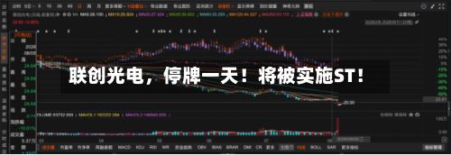 联创光电，停牌一天！将被实施ST！-第2张图片