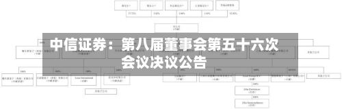 中信证券：第八届董事会第五十六次会议决议公告