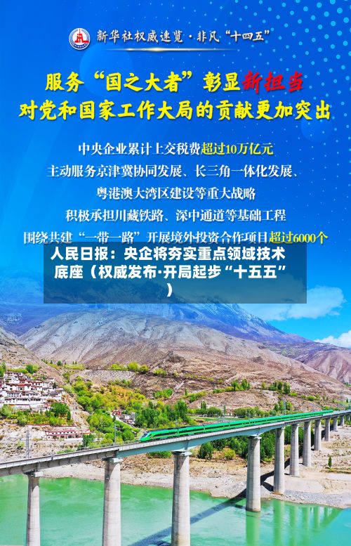 人民日报：央企将夯实重点领域技术底座（权威发布·开局起步“十五五	”）-第3张图片