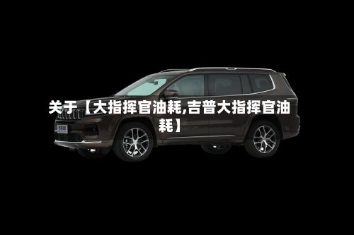 关于【大指挥官油耗,吉普大指挥官油耗】