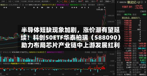 半导体短缺现象加剧，涨价潮有望延续！科创50ETF华泰柏瑞（588090）助力布局芯片产业链中上游发展红利