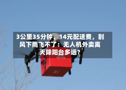 3公里35分钟、14元配送费，刮风下雨飞不了：无人机外卖离天降阳台多远？