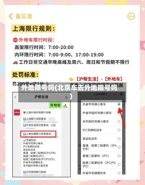 外地限号吗(北京车去外地限号吗)