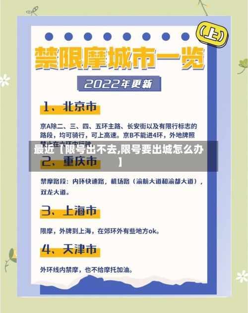 最近【限号出不去,限号要出城怎么办】