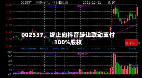 002537，终止向抖音转让联动支付100%股权-第2张图片