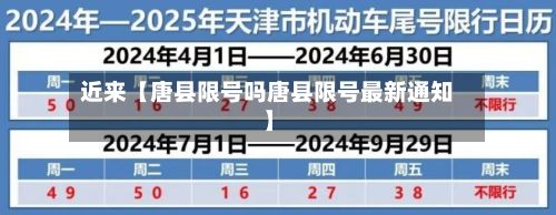 近来【唐县限号吗唐县限号最新通知】-第2张图片