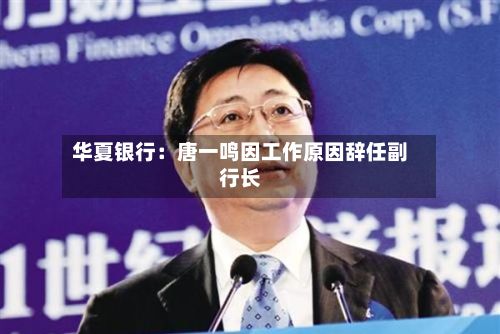 华夏银行：唐一鸣因工作原因辞任副行长-第2张图片