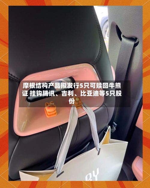 摩根结构产品拟发行5只可赎回牛熊证 挂钩腾讯、吉利	、比亚迪等5只股份-第2张图片