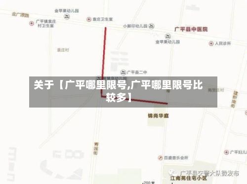 关于【广平哪里限号,广平哪里限号比较多】-第2张图片