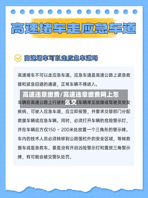 高速违章缴费/高速违章缴费网上怎么交