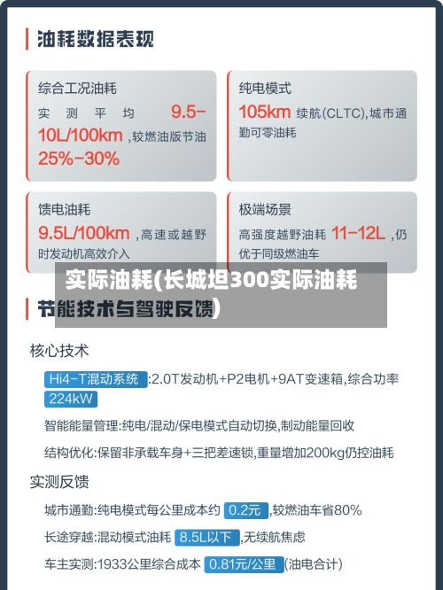 实际油耗(长城坦300实际油耗)-第2张图片