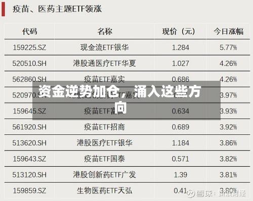 资金逆势加仓，涌入这些方向-第2张图片