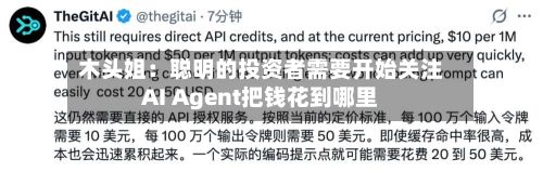木头姐：聪明的投资者需要开始关注AI Agent把钱花到哪里