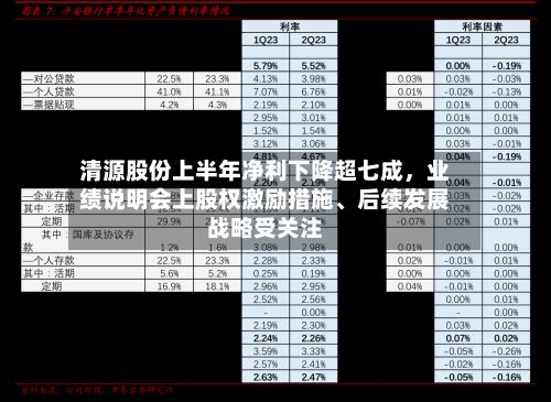 清源股份上半年净利下降超七成，业绩说明会上股权激励措施	、后续发展战略受关注-第2张图片