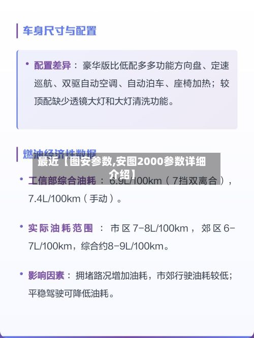 最近【图安参数,安图2000参数详细介绍】
