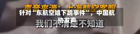 针对“东航空姐下跪事件	”，中国航协发声-第2张图片
