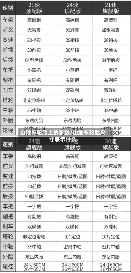 山地车轮胎上的参数/山地车轮胎尺寸表示什么-第2张图片
