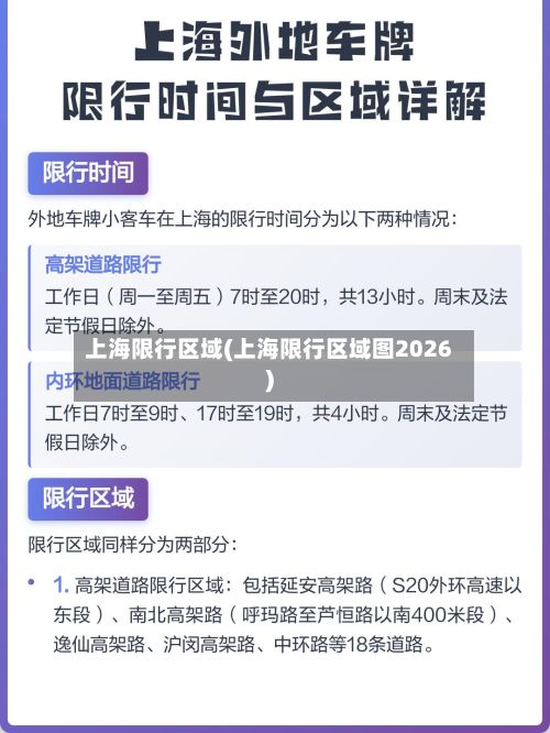 上海限行区域(上海限行区域图2026)-第2张图片