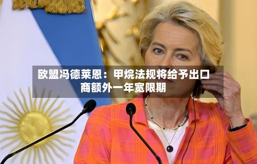 欧盟冯德莱恩:甲烷法规将给予出口商额外一年宽限期-第2张图片