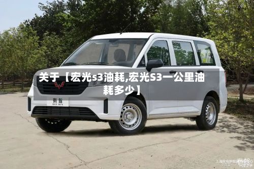 关于【宏光s3油耗,宏光S3一公里油耗多少】-第2张图片