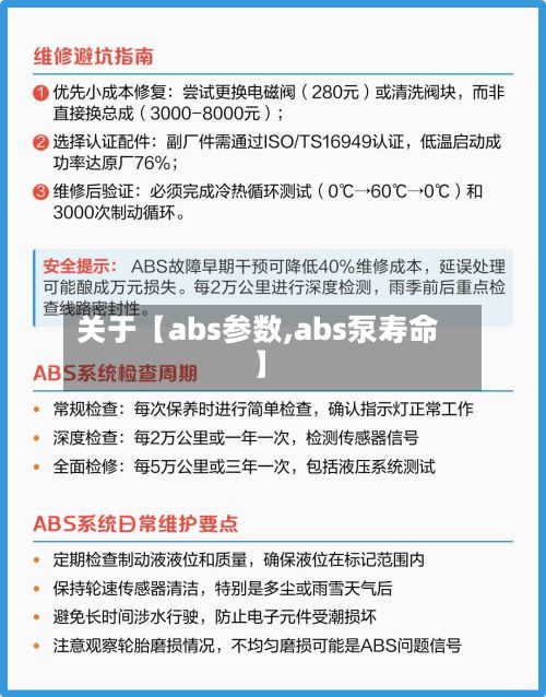 关于【abs参数,abs泵寿命】-第2张图片