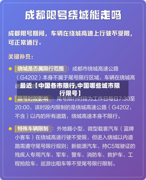 最近【中国各市限行,中国哪些城市限行限号】-第1张图片