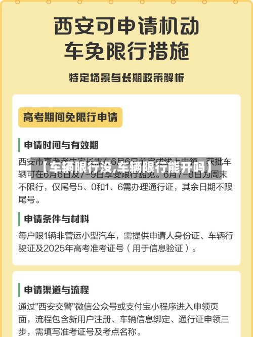 【车辆限行没,车辆限行能开吗】-第3张图片