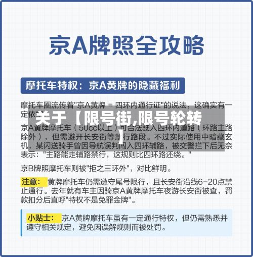 关于【限号街,限号轮转】