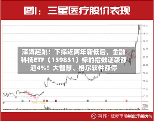 深蹲起跳！下探近两年新低后	，金融科技ETF（159851）标的指数逆袭涨超4%！大智慧	、格尔软件涨停-第2张图片