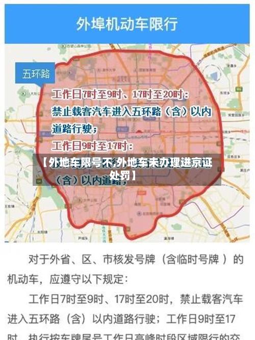 【外地车限号不,外地车未办理进京证处罚】-第2张图片