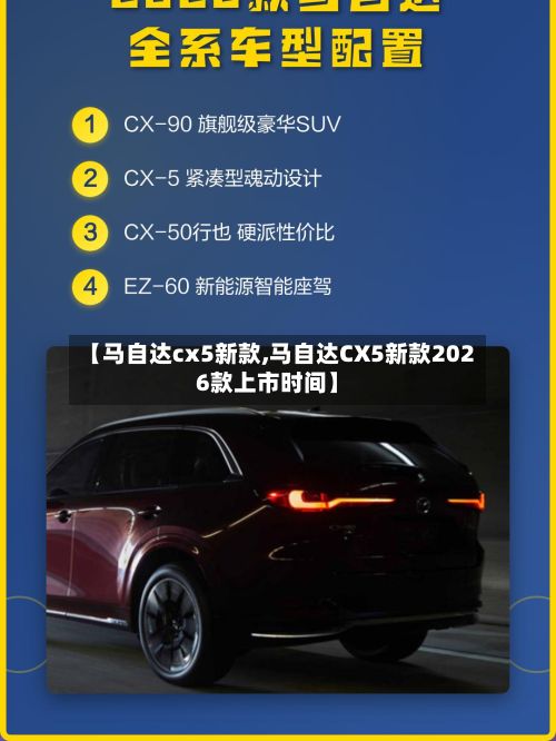 【马自达cx5新款,马自达CX5新款2026款上市时间】