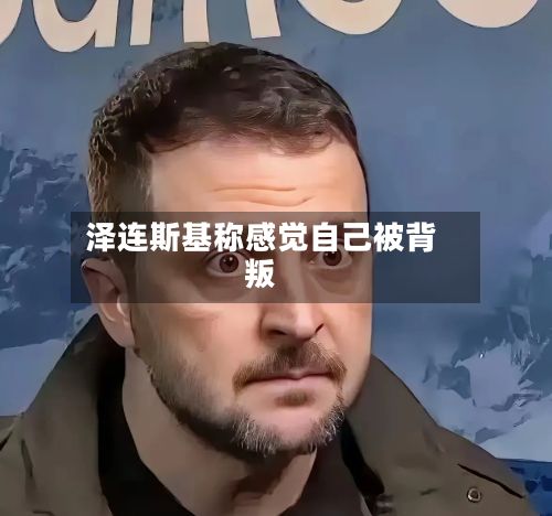 泽连斯基称感觉自己被背叛