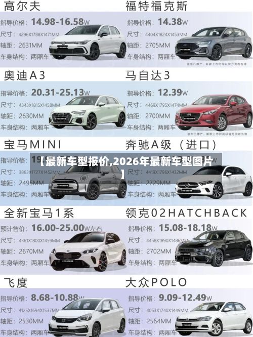 【最新车型报价,2026年最新车型图片】-第2张图片