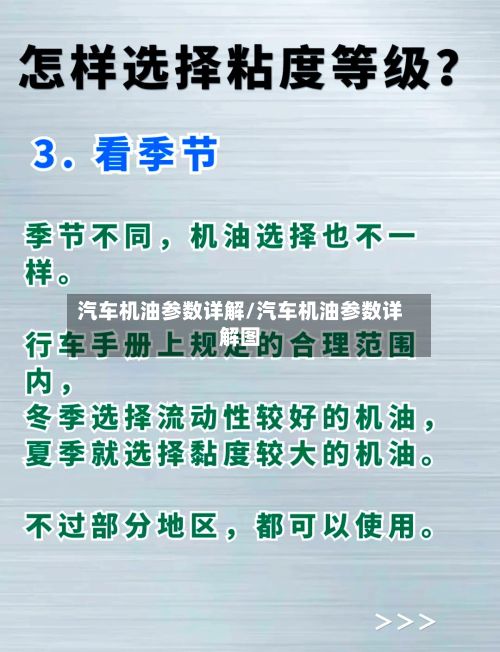 汽车机油参数详解/汽车机油参数详解图-第2张图片
