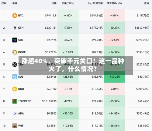 涨超40%	、突破千元关口！这一品种火了，什么情况？-第2张图片