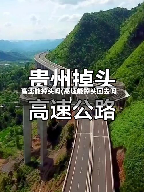 高速能掉头吗(高速能掉头回去吗)-第3张图片