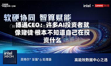 博通CEO:许多AI投资者就像赌徒 根本不知道自己在投资什么-第2张图片