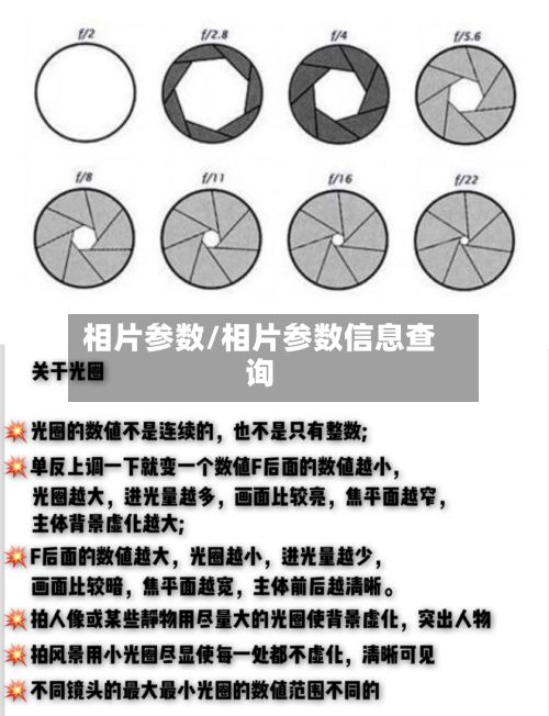 相片参数/相片参数信息查询-第3张图片
