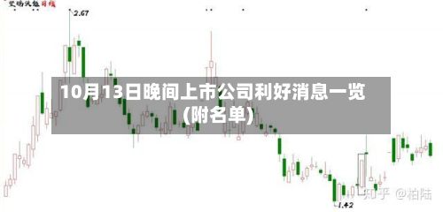 10月13日晚间上市公司利好消息一览(附名单)-第3张图片
