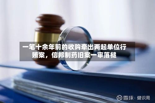 一笔十余年前的收购牵出两起单位行贿案，信邦制药旧案一审落槌