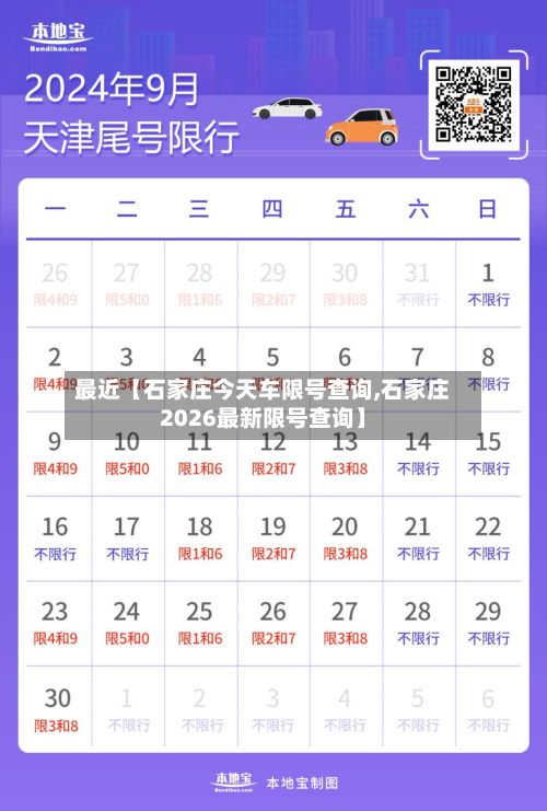 最近【石家庄今天车限号查询,石家庄2026最新限号查询】