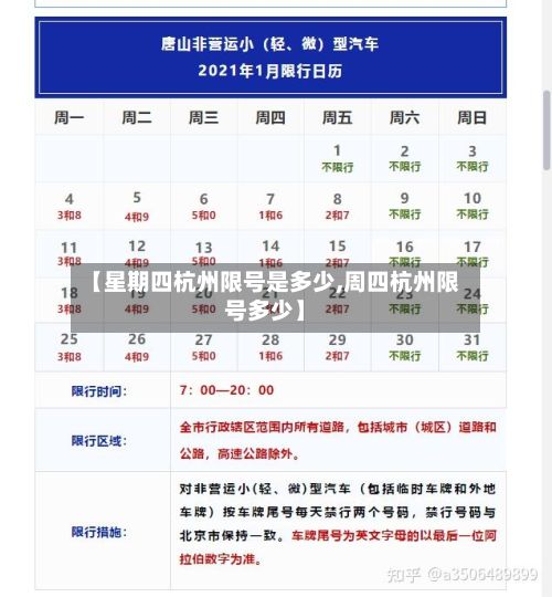 【星期四杭州限号是多少,周四杭州限号多少】-第2张图片