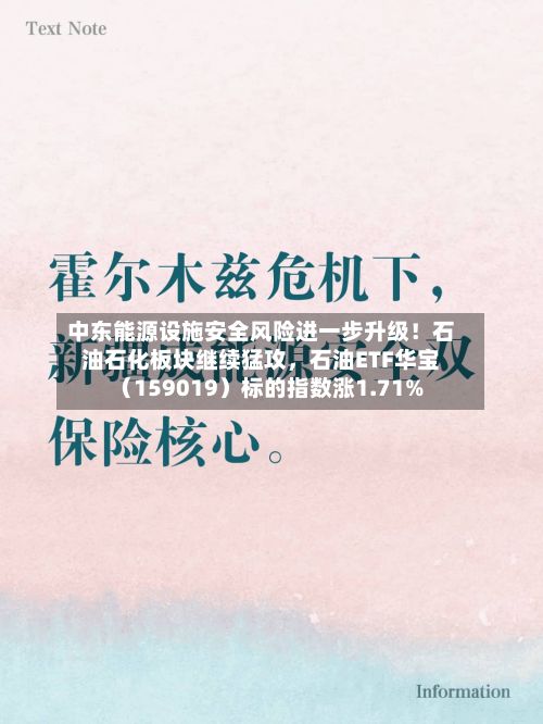 中东能源设施安全风险进一步升级！石油石化板块继续猛攻，石油ETF华宝（159019）标的指数涨1.71%-第2张图片