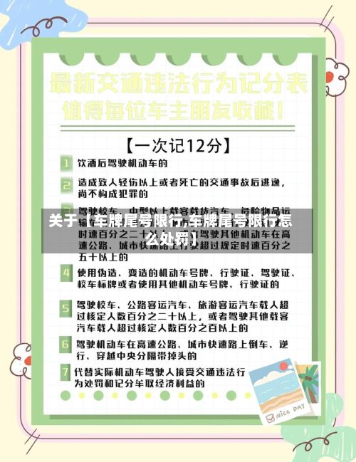 关于【车牌尾号限行,车牌尾号限行怎么处罚】